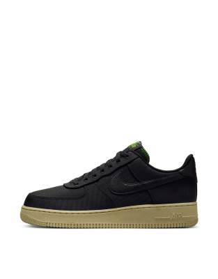 Nike Air Force 1 '07 Sneakers In Black