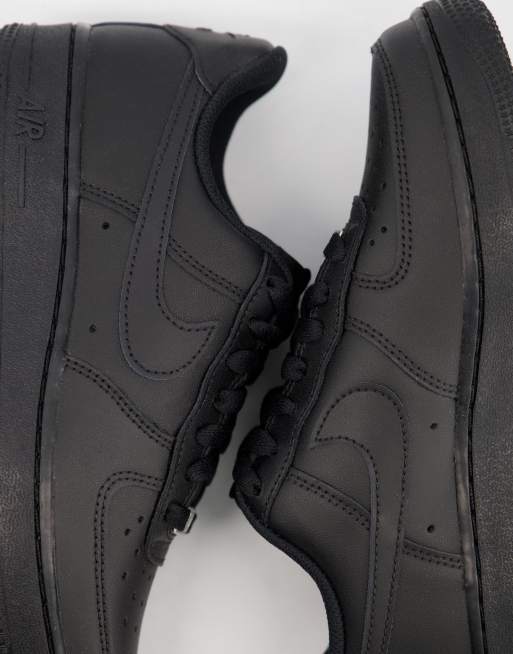 Nike Air Force 1 '07 sneakers in black, 4 of 4
