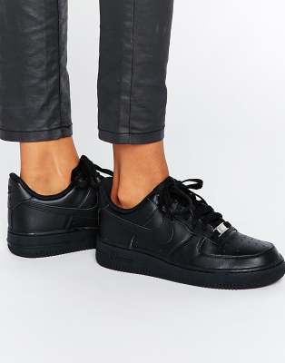 Nike Air Force 1 '07 Sneakers In Black 