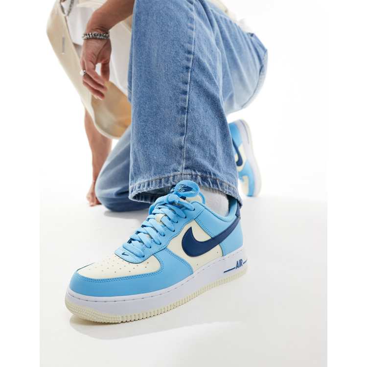 Air force one mid blue online