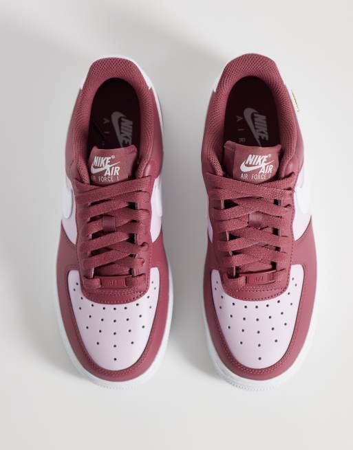 Nike Air Force 1 '07 sneakers in dark pink, 2 of 5