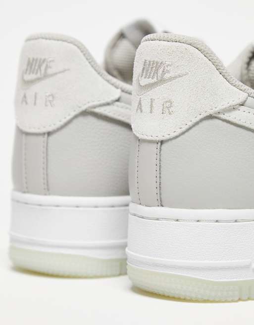 Nike Air Force 1 07 sneakers in gray and white ASOS