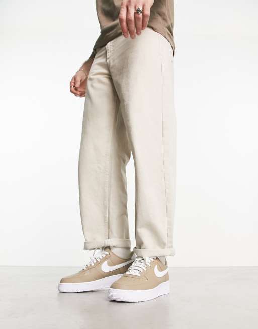 Air force sale 1 khaki white