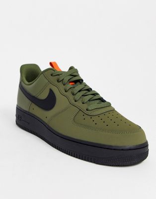 Wees Kom langs om het te weten paling Nike Air Force 1 '07 sneakers in khaki BQ4326-200 | ASOS