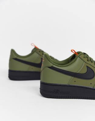 nike air force 1 07 khaki dark green