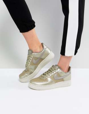 nike air force 1 olijfgroen