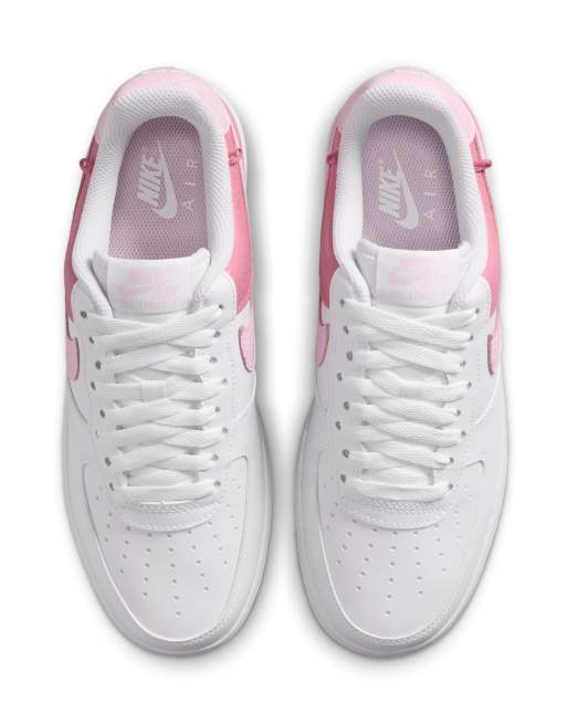 Nike Air Force 1 '07 sneakers in pink and white , 3 of 4