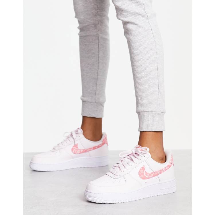 Pink air force outlet one shoes