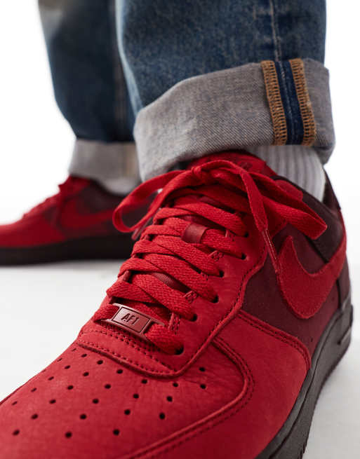 Nike Air Force 1 07 sneakers in red ASOS