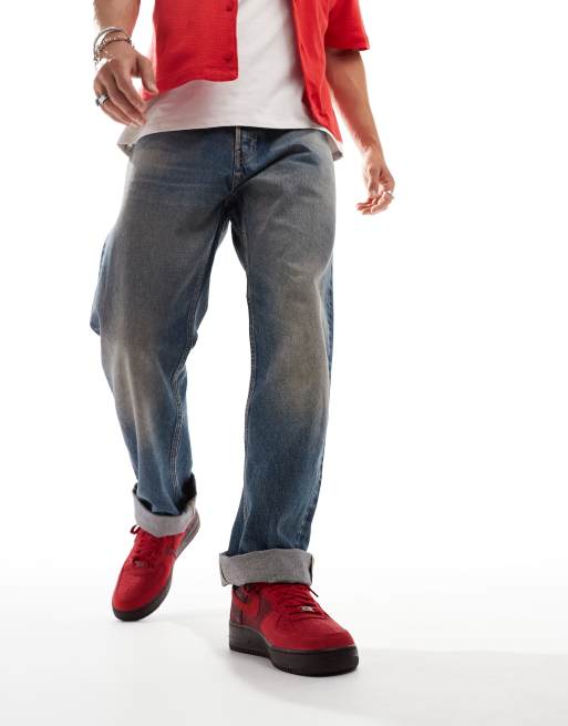 Nike Air Force 1 '07 sneakers in red , 4 of 5