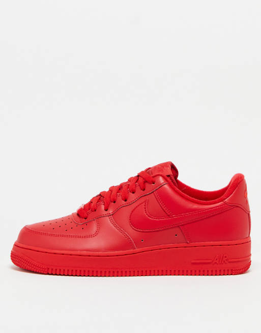 Nike Air Force 1 07 sneakers in red ASOS