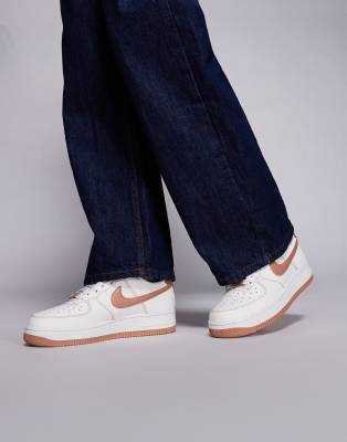 Nike Air Force 1 '07 sneakers in rose gold