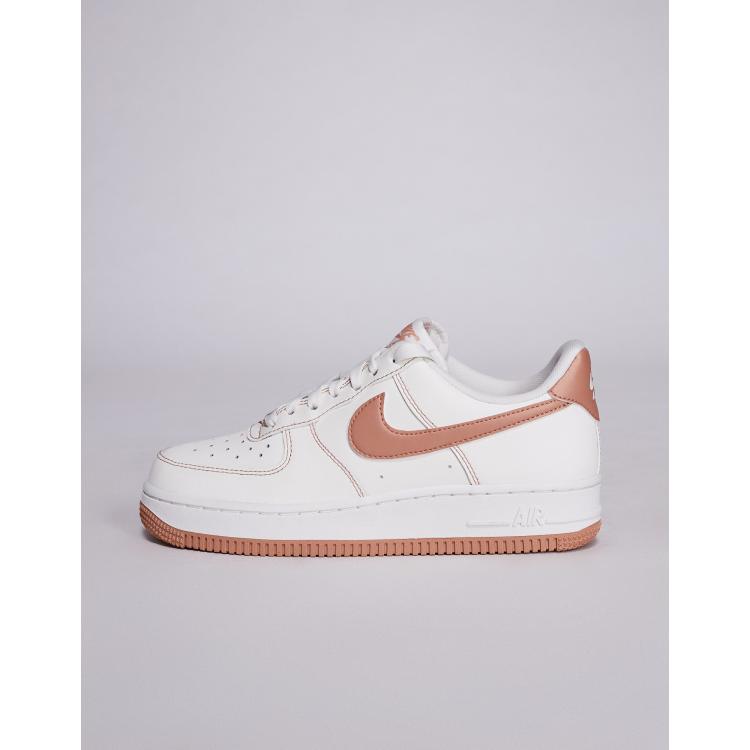 Nike Air Force 1 '07 sneakers in rose gold | ASOS
