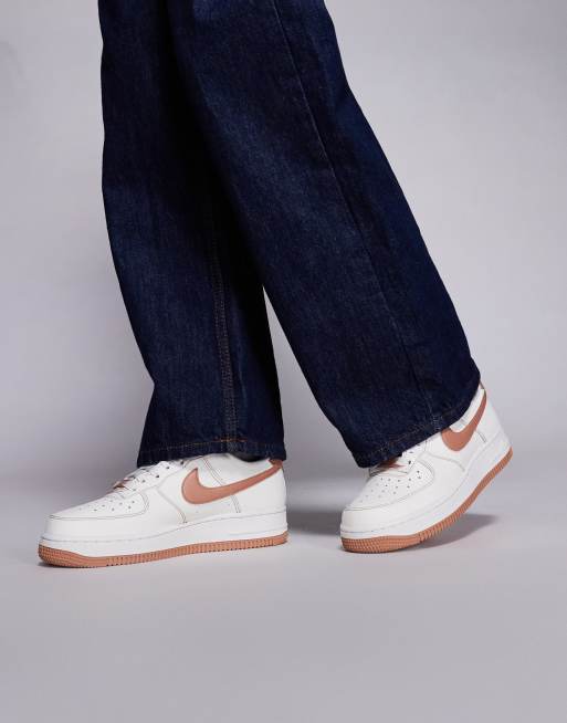 9.5 ローズゴールド Air Force 1 llic Bronze Nike Air Force 1 '07 sneakers in rose gold | ASOS