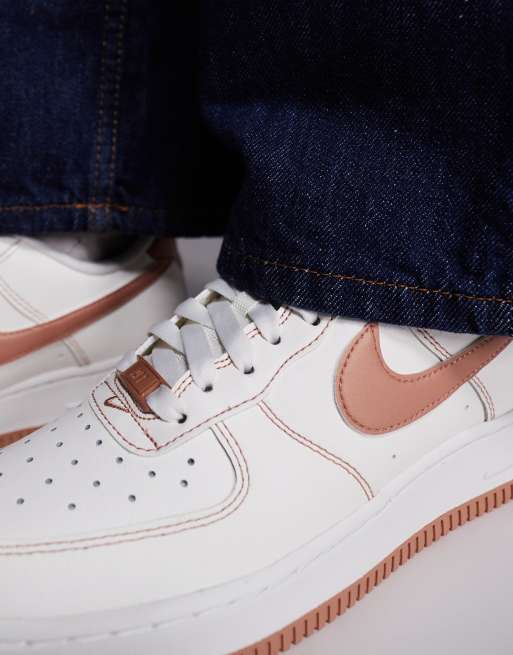 Nike Air Force 1 '07 sneakers in rose gold | ASOS