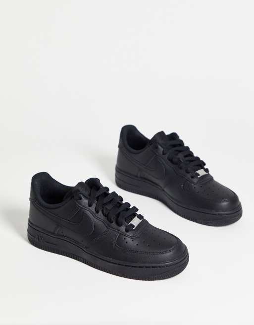 Nike Air Force '07 sneakers in triple black