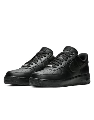 triple black air force 1s