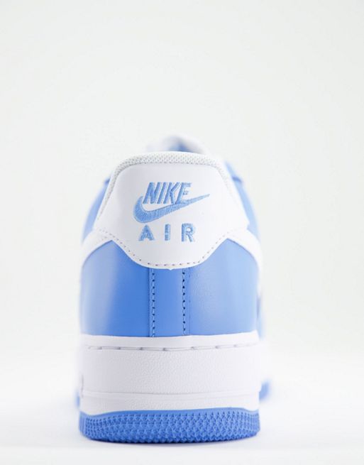 Nike Air Force 1 '07 UNC University Blue Men's Sneaker - size 10.5 