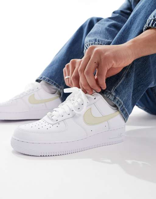Nike Air Force 1 '07 sneakers in white and beige