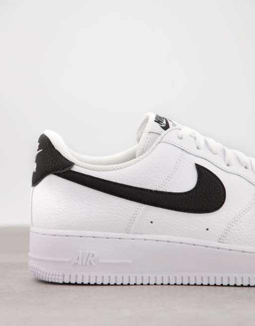 Nike Air Force 1 07 sneakers in white and black