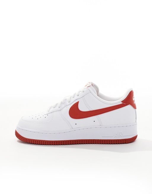 Nike air force shops 1 red blue white