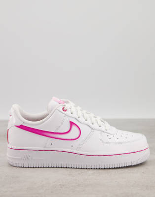 Nike White Air Force 1 Low Sneakers In White