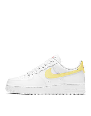 Nike Air Force 1 '07 sneakers in white/light zitron | Faoswalim Nike Air Force 1 '07 sneakers in white/light zitron | Faoswalim