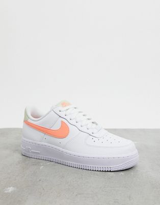 white and orange air force