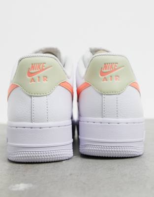 air force 1 white and orange