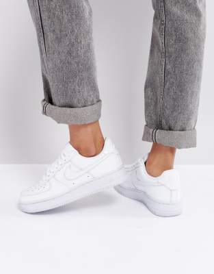 nike air force 1 trainers white