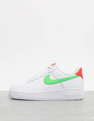 nike air force neon swoosh