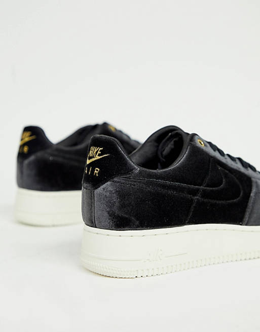air force 1 nere velluto