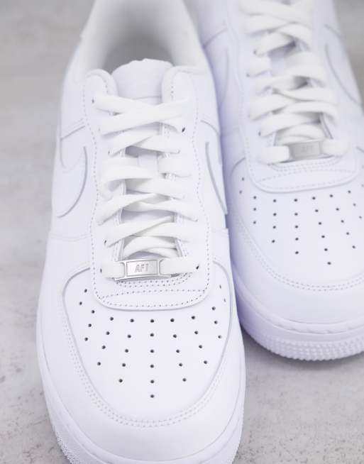 Nike - Air Force 1 '07 - Sneakers triplo bianco, 3 di 4