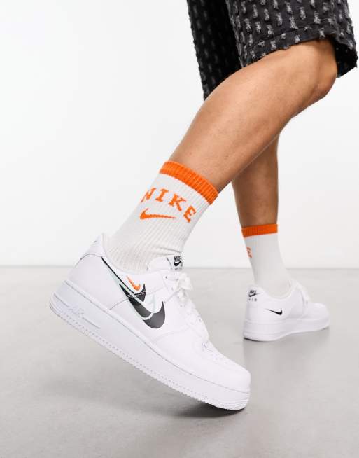 Air force 1 2025 hvid og sort