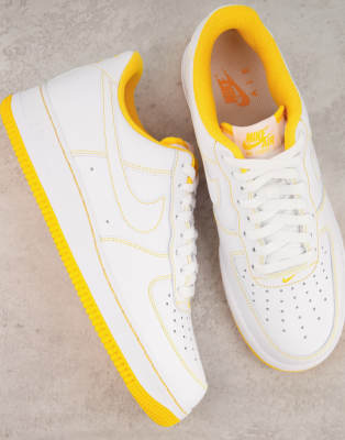 yellow stitch air force 1