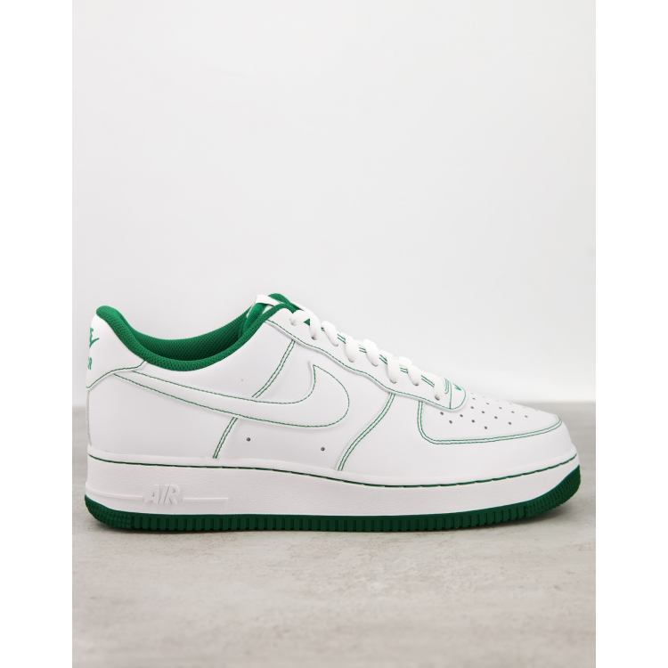 Nike Air Force 1 '07 'Contrast Stitch - White Pine Green