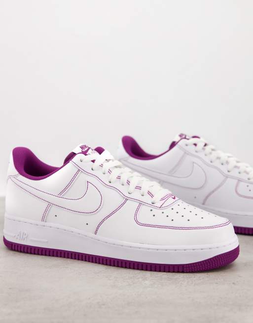 air force stitch purple