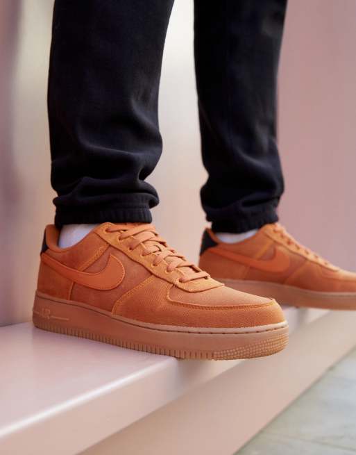 Nike air force 2024 1 tan mens