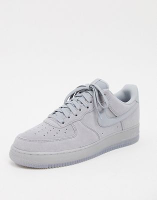 grey suede air force 1s