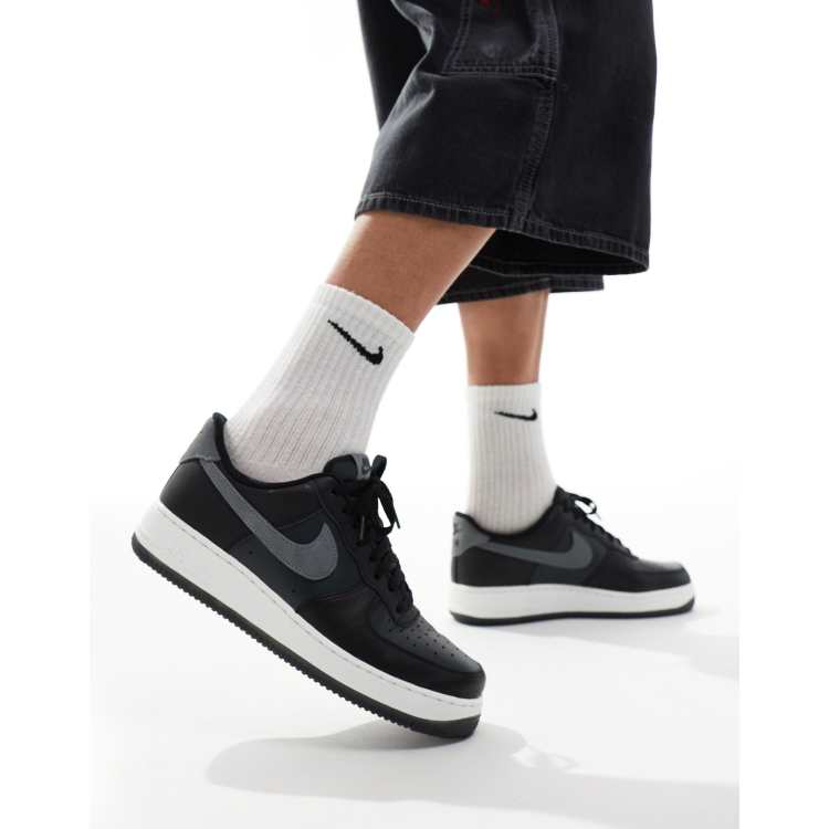 Black and gray af1 sale