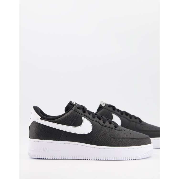 Black and white nike air force shop 1