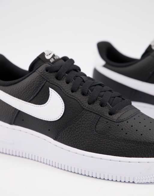 Air force 1 shoes black store and white