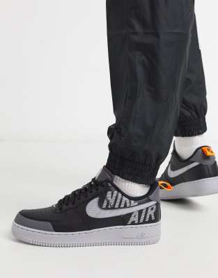 nike air force 1 07 trainers black