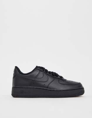 asos black air force 1