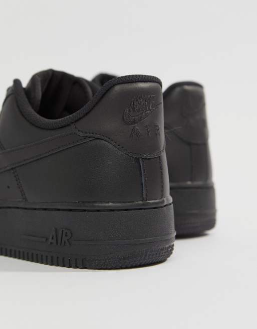 Asos black air hot sale force 1