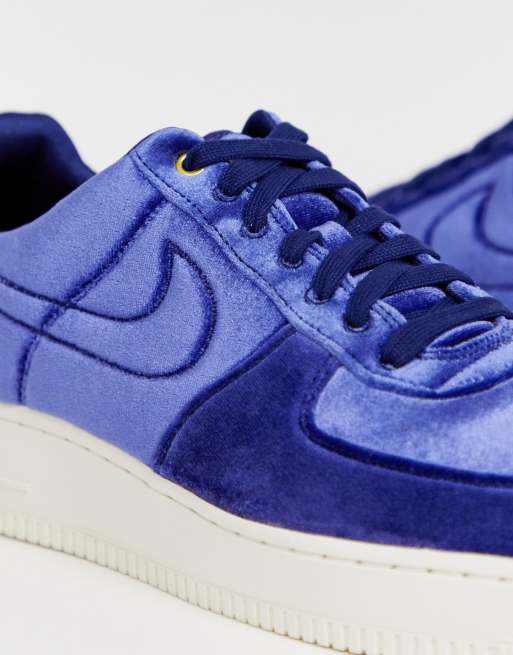 Blue velvet shop nike shoes