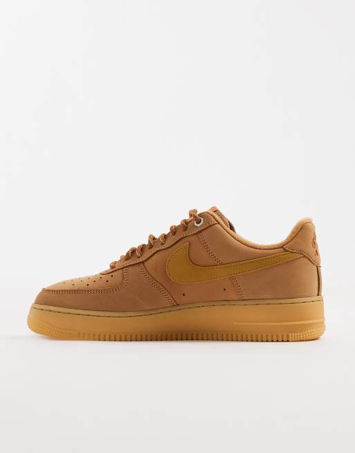 Nike Air Force 1 '07 trainers in brown, 2 of 5