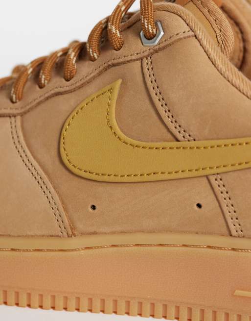 Nike Air Force 1 '07 trainers in brown, 4 of 5