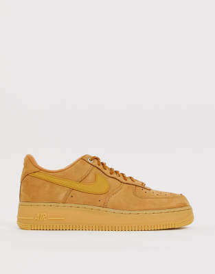 Nike Air Force 1 '07 trainers in flax CJ9179-200-Tan