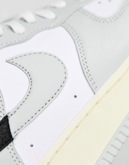 Nike Men's Air Force 1 Sneakers in White in White/Sail/Platinum Tint, Size UK 8.5 | End Clothing